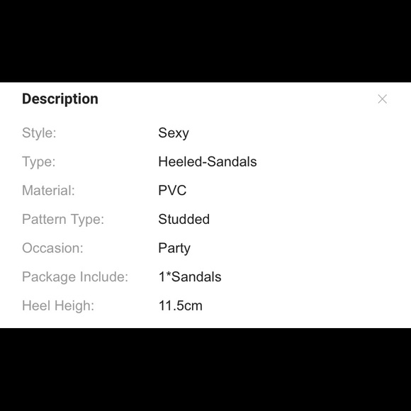 ChicME Sandals NWOT / Size: 9 (US) 42 (EURO) - Picture 4 of 4